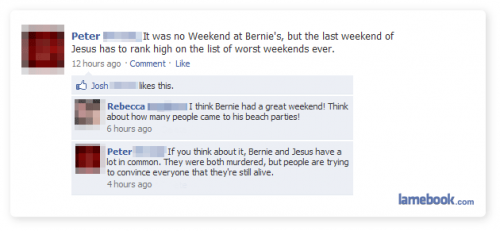 bernie & jesus..