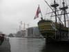 dans le port d'amsterdam...
